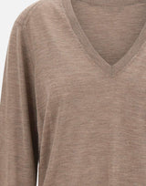 Maglia "Julio" in cashmere JULIO TAUPE LOULOU DE SAISON