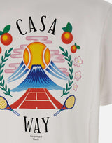 "Casa way mountain printed t-shirt" MPF25JTS001 08 CASABLANCA