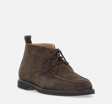 Stringate "Ascanio" in pelle scamosciata ASCANIO MOKA206 DUCA DEGLI ABRUZZI