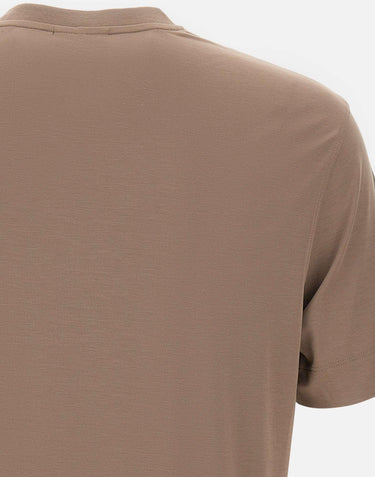 T-shirt in seta e modal EM002996 AF13721U6189 EMPORIO ARMANI