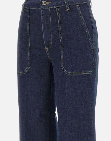 Jeans straight cropped UF5184D4925 77000 LIU-JO