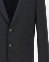Blazer "H Huge" in lana rigenerata 50537537 001 BOSS