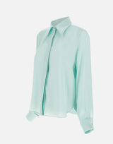 Camicia in seta H225SHRT TEAL HEBE STUDIO