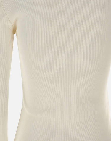 Maglia in jersey di cotone 2T100A C1031 BLUMARINE