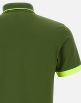 "Stripe Fluo polo" A35120 37 SUN68