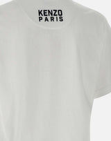T-shirt "Gots happy tiger" in cotone FF55TS5264SI 02 KENZO PARIS