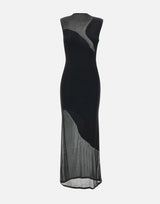 "Sheer knit maxi dress" 113706 100 ROTATE BIRGER CHRISTENSEN