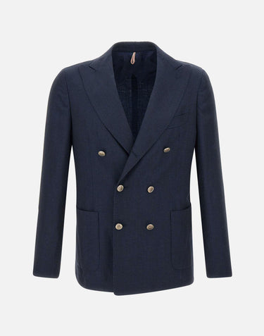 Blazer in lana e lino 3331B 78B SANTANIELLO