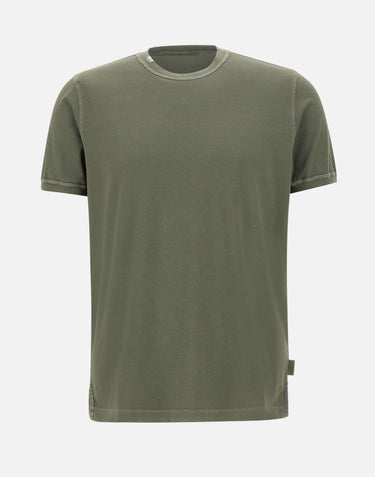 T-shirt "Disk" in cotone DISKR00460 MILITARE BOB