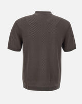 Polo in maglia cotone e viscosa EM001139 AF14851F6024 EMPORIO ARMANI
