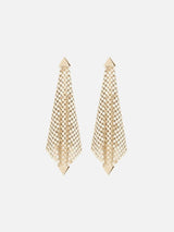 Orecchini in maglia metallica oro 20PBB0038MET074 P710 RABANNE