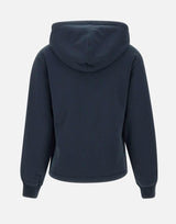 Felpa "Classic fleece hoodie" in cotone CFWWSW0156 FRUT40093989 WOOLRICH