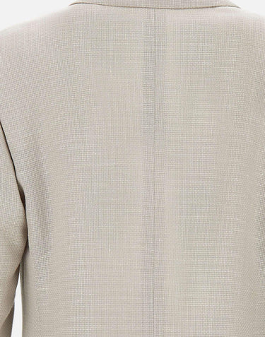 Blazer  in lana, seta e lino ES688AE77 ESIF64523150 LARDINI