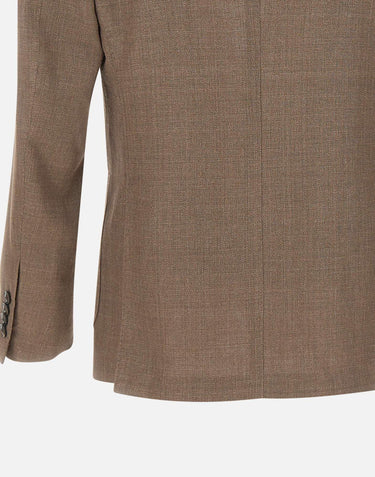 Blazer in lino, lana e seta 190504 0001 BARBA