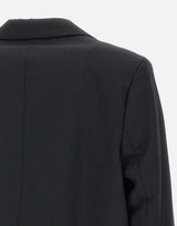 Blazer in lana "Seydou "<BR/> MFW24SEYDOUBLA BLACK SEFR