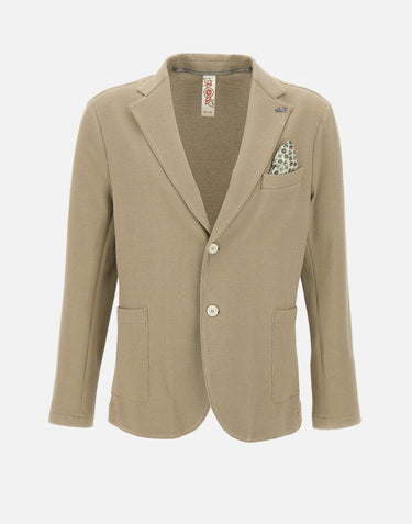 Blazer "Mick480" in cotone MICK480M T480BEIGE BOB