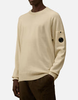"Merino Wool Felted Crewneck Lens Sweater" 19CMKN198A 110468A103 C.P. COMPANY
