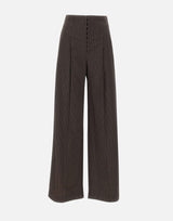 "Pinstripe wide leg pants" 114698 3065 ROTATE BIRGER CHRISTENSEN