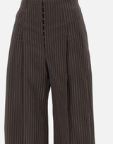 "Pinstripe wide leg pants" 114698 3065 ROTATE BIRGER CHRISTENSEN