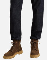 Stivali  in pelle nabuk WFM252050 1U014 WOOLRICH