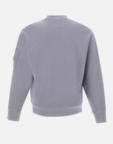 "Cotton Diagonal Fleece Crewneck Sweatshirt" 18CMSS098A 110044R774 C.P. COMPANY