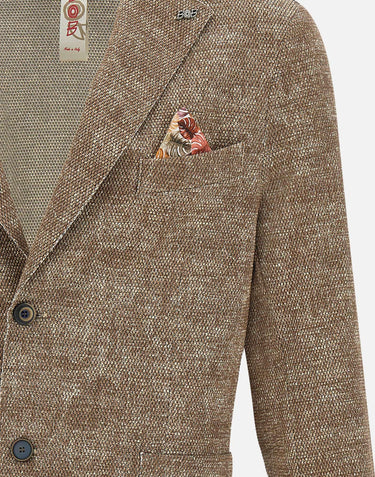 Blazer "Easy" in cotone EASYX485 T485NOCCIOLA BOB