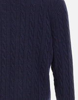 Cardigan a trecce in lana e cashmere 710949808 001 POLO RALPH LAUREN