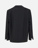 Blazer in lana "Seydou "<BR/> MFW24SEYDOUBLA BLACK SEFR