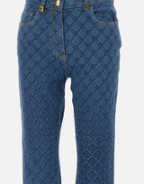 Jeans con losanghe all-over PJ95N51E2 139 ELISABETTA FRANCHI