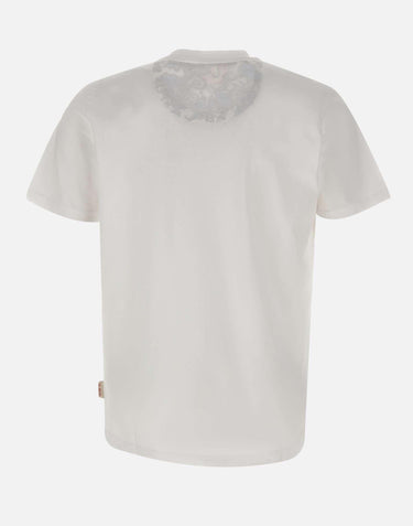 T-shirt "Naif" in cotone NAIFR00470 BIANCO BOB