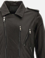 Giacca in pelle GU25F20000VL NERO GIORGIO BRATO