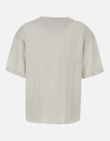 T-shirt "Boxy" in lino GWP01874 P00189111421 GOLDEN GOOSE