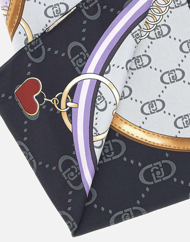 Foulard con stampa 2F5078T0300 22222 LIU-JO