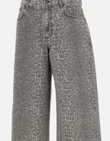 Jeans flare con stampa MF5333T160A P9132 LIU-JO