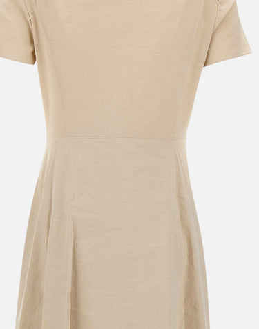 Abito "Good  crunch" in lino e viscosa O0203611 D59 THEORY