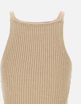 "Signature point rib knit" VESMTO042FI0001 1054 COURREGES