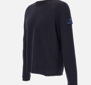 Maglia in pura lana PMG22 BLUE PREMIATA