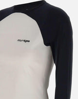 Maglia "Circle Contrast Ls" 325JTS228JS0203 WHTBLK COURREGES