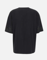 T-shirt in cotone con perline G315Z100523N 033 ELENA MIRO'