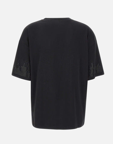 T-shirt in cotone con perline G315Z100523N 033 ELENA MIRO'