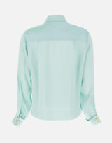 Camicia in seta H225SHRT TEAL HEBE STUDIO