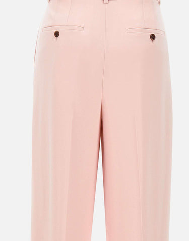 Pantaloni "Dbl Pleat" in crepe Admiral O1109201 Q2D THEORY