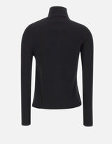 "Oblique butonned sweater" 425MPU258FI0001 BLACK COURREGES