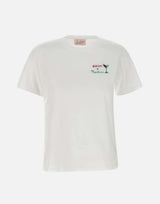 T-shirt "Emilie Bikini&Martini" in cotone EMI0001 03994H01N MC2 SAINT BARTH