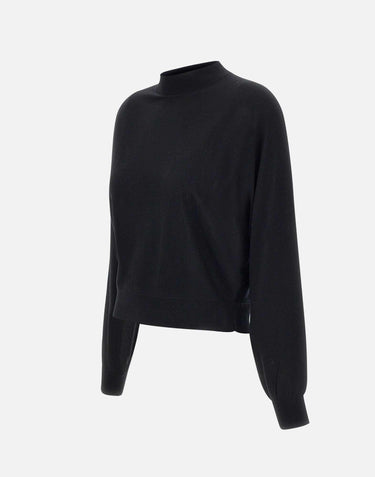 Maglia "Mock" in lana N0611713 001 THEORY