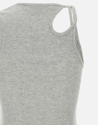 "Lounge dirndl tank top" 10410100402 GRYSLV OTTOLINGER