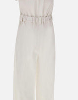 Jumpsuit in lino e viscosa QP5CO038 1019 KAOS