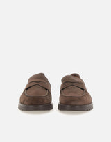 Mocassino penny in suede MGDC18610DTRBSEY T50 SANTONI