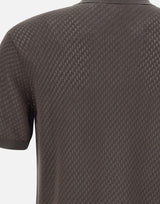 Polo in maglia cotone e viscosa EM001139 AF14851F6024 EMPORIO ARMANI
