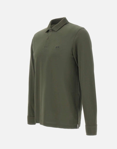 Polo in piqué di cotone<BR/> A45108 74 SUN68